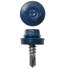 ЗУБР СКМ 5005, 25 х 5.5 мм, синий насыщ., 1800 шт (10,4 кг.), кровельный саморез, Профессионал (4-300310-55-025-5005)