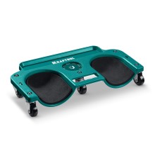 KRAFTOOL KRAFT BOARD на единой, базе, 5 колёс, лоток для инструментов, нагрузка до 110кг, строительные наколенники на колёсах (11513)