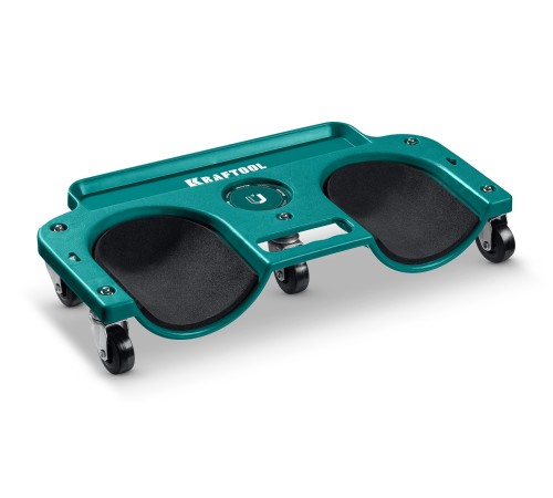 KRAFTOOL KRAFT BOARD на единой, базе, 5 колёс, лоток для инструментов, нагрузка до 110кг, строительные наколенники на колёсах (11513)