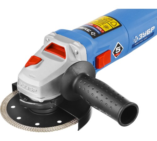 ЗУБР 1200 Вт, d125 мм, УШМ, регулировка оборотов, Профессионал (УШМ-П125-1200 ЭПСТ)