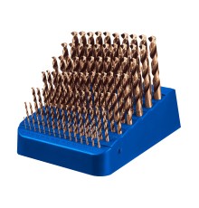 ЗУБР КОБАЛЬТ, 91 шт, (1-10/0,1 мм), сталь Р6М5К5, класс А, пласт.бокс, набор сверл по металлу, Профессионал (29626-H91)