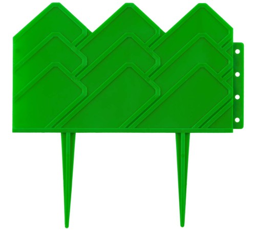 GRINDA 14 х 310 см, зеленый, декоративный бордюр для клумб (422221-G)
