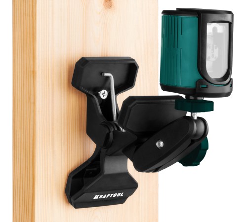 KRAFTOOL ММ2, универсальный шарнирный держатель-клипса (34704)