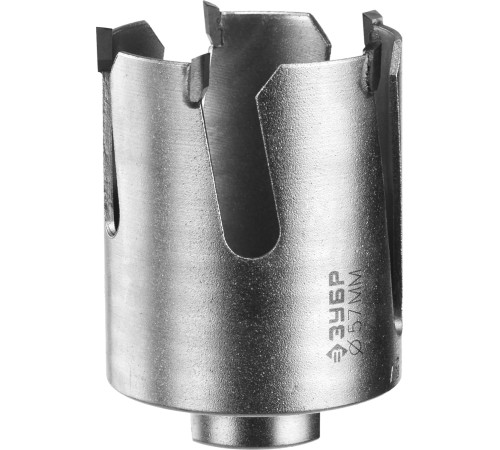 ЗУБР Проуниверсал, 57 мм, коронка с твердосплавными резцами, Профессионал (29514-57)