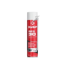 ЗУБР RED 30, 400 мл, адаптерная, всесезонная, SVS, выход до 22 л, монтажная пена (41140)