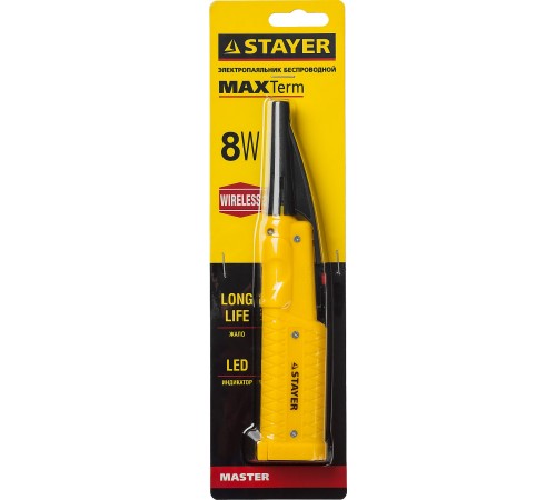 STAYER MAXTerm, 6 Вт, 3АА, беспроводной паяльник (55306)
