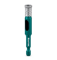 KRAFTOOL VS DIAMOND d 12, HEX 1/4″, Вакуумное алмазное трубчатое сверло по керамограниту (29891-12)
