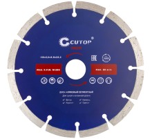 Диск отрезной алмазный сегментный Cutop Profi, 150 х 2,2 х 8,0 х 22,2 мм CUTOP Диск отрезной алмазный сегментный Cutop Profi, 150 х 2,2 х 8,0 х 22,2 мм CUTOP