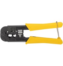 Кримпер для обжима разъемов RJ11, RJ12, RJ45, пластиковые ручки 190 мм FIT IT