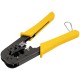 Кримпер для обжима разъемов RJ11, RJ12, RJ45, пластиковые ручки 190 мм FIT IT