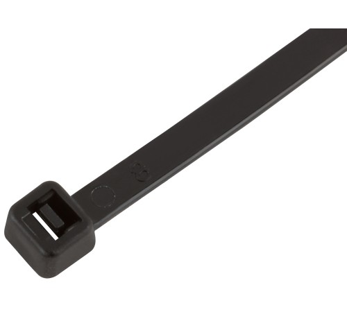 Хомуты нейлоновые для проводов, черные 100 шт.,  4,8х400 мм FIT РОС