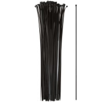Хомуты нейлоновые для проводов, черные 100 шт.,  4,8х500 мм FIT РОС