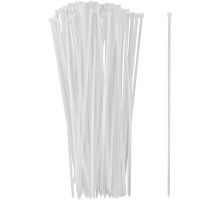 Хомуты нейлоновые для проводов, белые 100 шт.,  3,6х250 мм FIT РОС