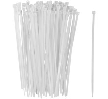 Хомуты нейлоновые для проводов, белые 100 шт.,  4,8х200 мм FIT РОС