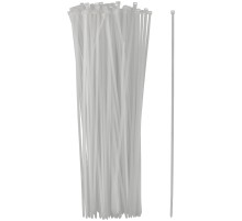 Хомуты нейлоновые для проводов, белые 100 шт.,  4,8х400 мм FIT РОС