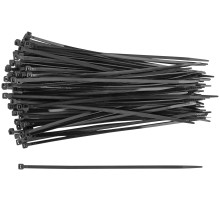 Хомуты нейлоновые, черные д/проводов 100 шт., 200x3,6 мм FIT IT