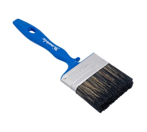 Кисть флейцевая для водных красок, 75 x 17 мм, смешанная щетина, пластиковая рукоятка, Matrix