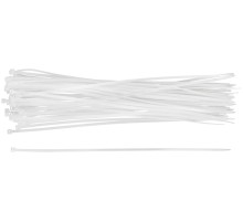 Хомуты нейлоновые, белые д/проводов  50 шт., 300x3,6 мм FIT IT Хомуты нейлоновые, белые д/проводов  50 шт., 300x3,6 мм FIT IT