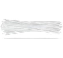 Хомуты нейлоновые, белые д/проводов  50 шт., 400x4,8 мм FIT IT