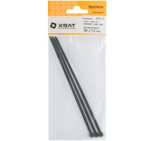 Ремешок-хомут, черный (SORMAT) JSS, 150 х 3,5 мм (фасовка 3 шт.)