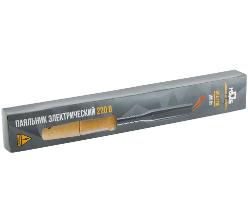 Паяльник деревянная ручка 100 Вт MOS