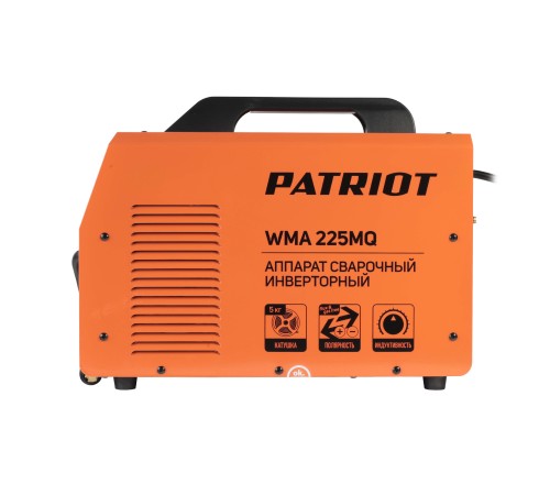 Полуавтомат сварочный инверторный PATRIOT WMA 225 MQ