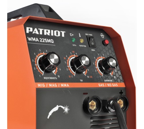 Полуавтомат сварочный инверторный PATRIOT WMA 225 MQ