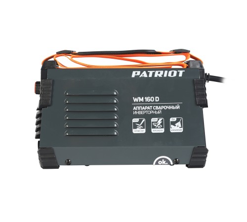 Аппарат сварочный инверторный PATRIOT WM 160 D Аппарат сварочный инверторный PATRIOT WM 160 D
