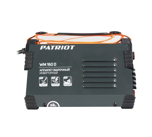 Аппарат сварочный инверторный PATRIOT WM 160 D Аппарат сварочный инверторный PATRIOT WM 160 D