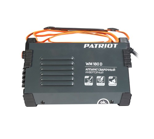 Аппарат сварочный инверторный PATRIOT WM 180 D Аппарат сварочный инверторный PATRIOT WM 180 D