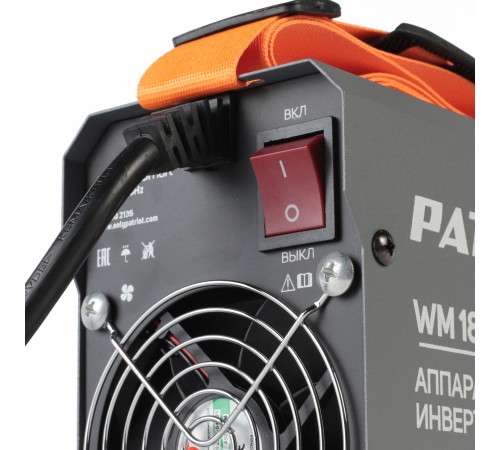 Аппарат сварочный инверторный PATRIOT WM 181 Smart Аппарат сварочный инверторный PATRIOT WM 181 Smart