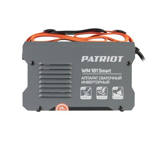 Аппарат сварочный инверторный PATRIOT WM 181 Smart Аппарат сварочный инверторный PATRIOT WM 181 Smart