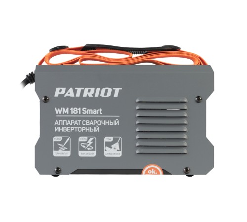 Аппарат сварочный инверторный PATRIOT WM 181 Smart Аппарат сварочный инверторный PATRIOT WM 181 Smart