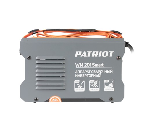 Аппарат сварочный инверторный PATRIOT WM 201 Smart Аппарат сварочный инверторный PATRIOT WM 201 Smart