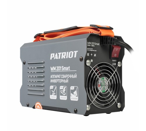 Аппарат сварочный инверторный PATRIOT WM 201 Smart Аппарат сварочный инверторный PATRIOT WM 201 Smart