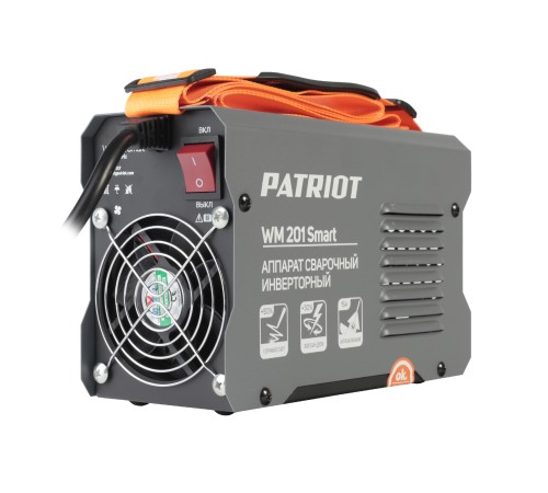 Аппарат сварочный инверторный PATRIOT WM 201 Smart Аппарат сварочный инверторный PATRIOT WM 201 Smart