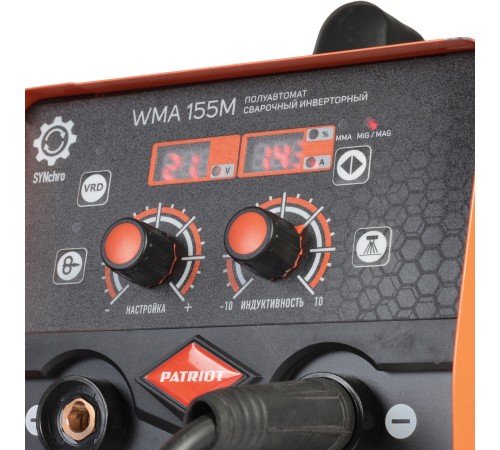 Полуавтомат сварочный инверторный PATRIOT WMA 155 M