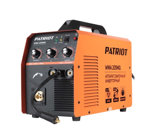 Полуавтомат сварочный инверторный PATRIOT WMA 205 MQ