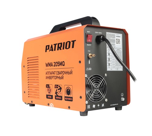 Полуавтомат сварочный инверторный PATRIOT WMA 205 MQ