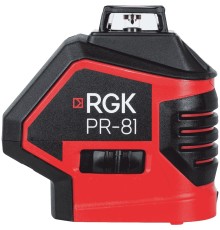 Комплект: лазерный уровень RGK PR-81 + штанга-упор RGK CG-2 Комплект: лазерный уровень RGK PR-81 + штанга-упор RGK CG-2