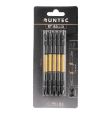 RUNTEC RT-IBD110 Бита ударная двусторонняя RUNTEC H6.35 110мм PH2/PH2 5 шт.