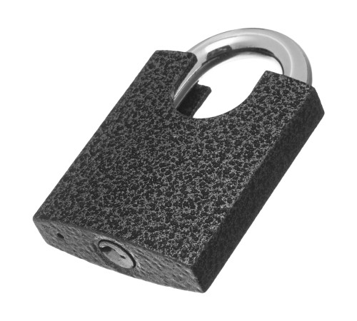 Замок навесной, защищенная дужка, 60 мм Сибртех