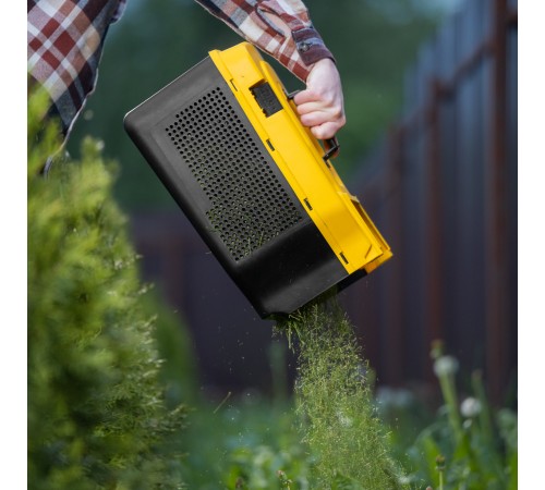 Газонокосилка электрическая GMC-1200, шир.,32см, 1200 Вт, 3 уров., травосб. 30 л Denzel