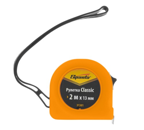 Рулетка Classic,2 м х 13 мм,пластиковый корпус Sparta Рулетка Classic,2 м х 13 мм,пластиковый корпус Sparta