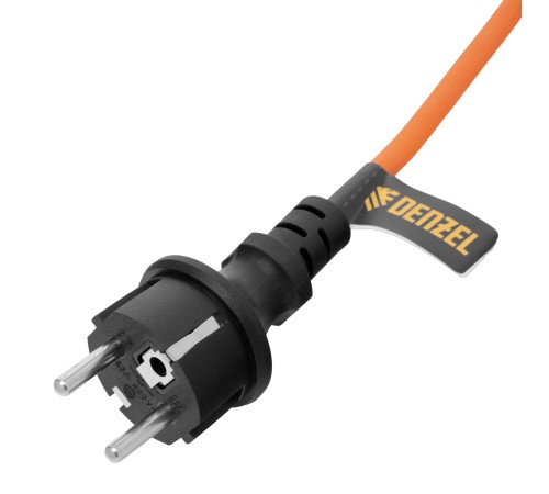 Удлинитель-шнур силовой Garden Series, б/з, ПВС, 20м, 1 розетка, 2 x 1 мм, Denzel