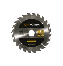 Пильный диск по дереву 200x32/30мм, 24 зубьев, Hanskonner