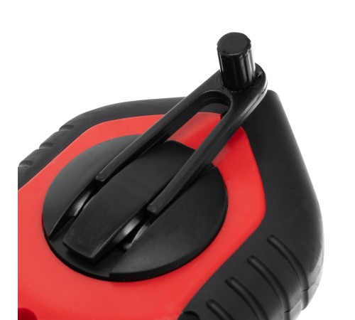 Шнур разметочный в пластмассовом обрезиненном корпусе, порошок красный Matrix