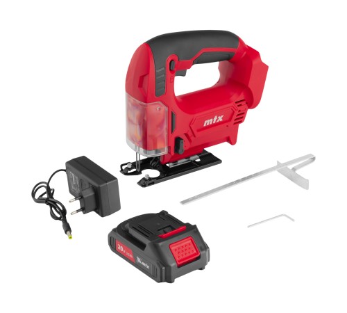 Лобзик аккумуляторный CJB-20-65, Li-Ion, 20 В// MTX