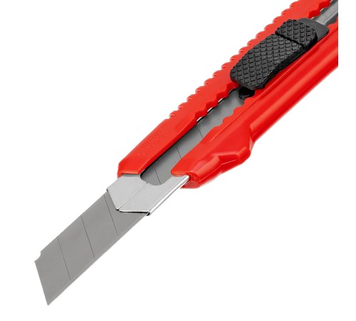 Нож, 18 мм, выдвижное лезвие, металлическая направляющая Matrix