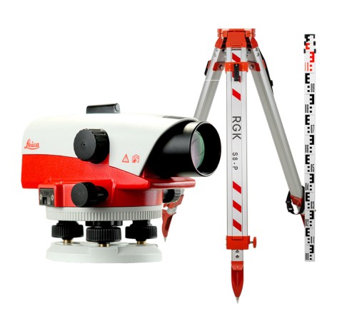 Комплект оптический нивелир Leica NA 730 plus с поверкой штатив рейка - 3 в 1 Комплект оптический нивелир Leica NA 730 plus с поверкой штатив рейка - 3 в 1